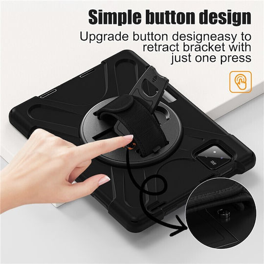 Solid 360 Flip Cover Μαύρη (Xiaomi Pad 7, Xiaomi Pad 7 Pro)