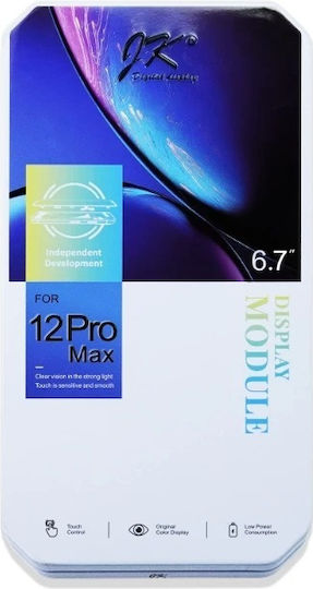 Οθόνη με Μηχανισμό Αφής για iPhone 12 Pro Max (Μαύρο)