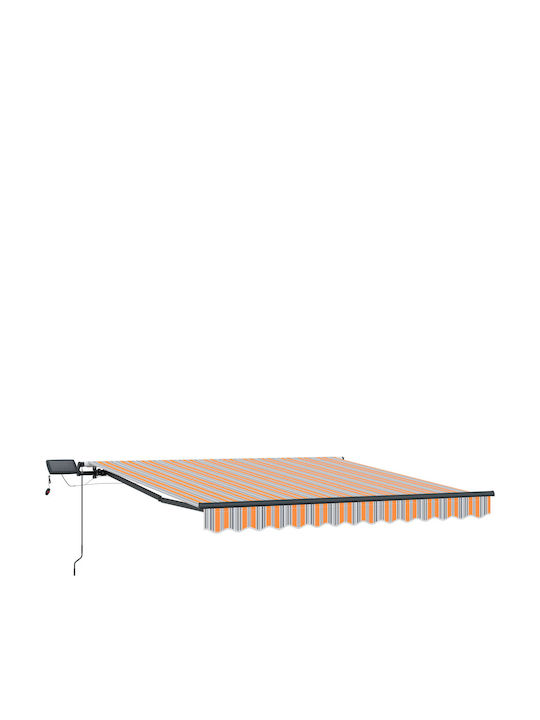 vidaXL Zelt Terrasse mit LEDs Bunt 3.5x2.5m