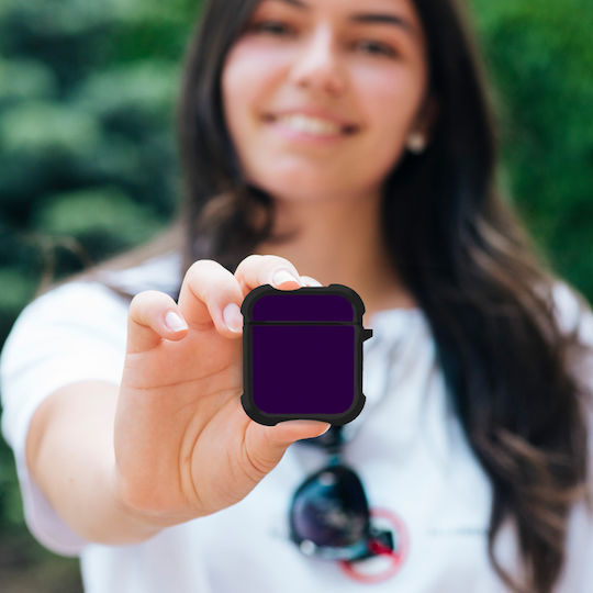 Sonique Colorbloc Series Калъф в Лилав цвят за Apple AirPods 1 / AirPods 2