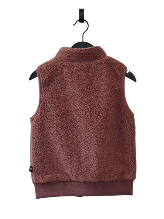 Kinderstrickjacke Fleece Rose