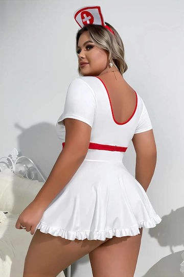 Nurse Costume Dress W2320 White