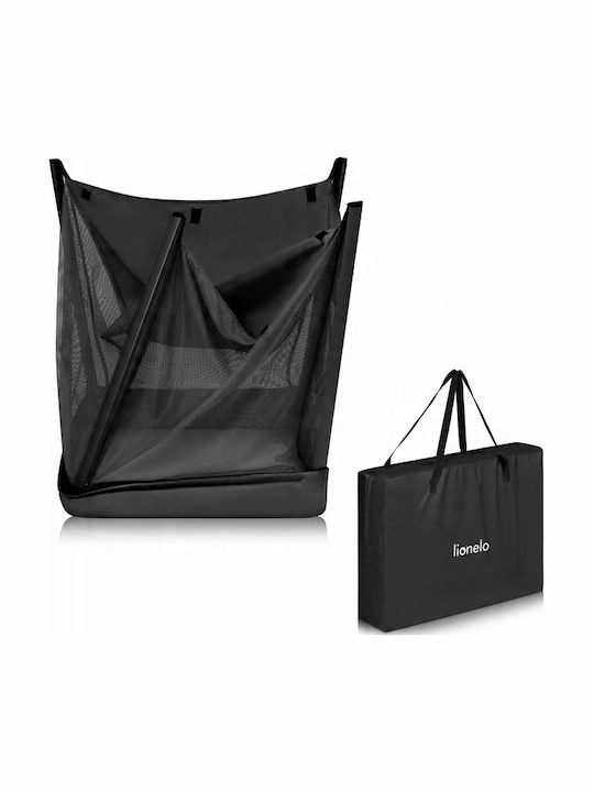 Lionelo Cradle-Park with Mattress and Wheels Black