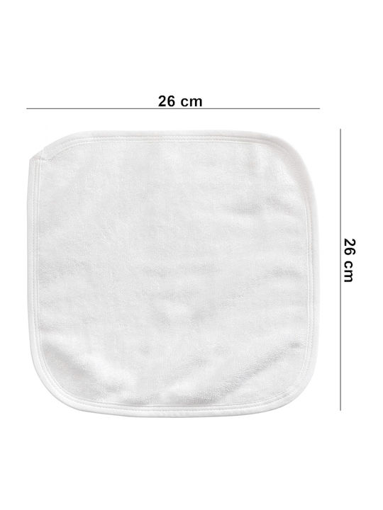 Prosop de Față/Mâini pentru Bebeluși White De greutate 500gr/m²