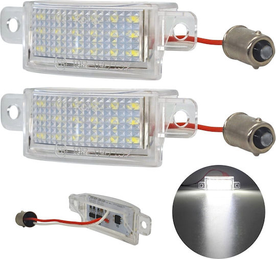 Volvo Licence Plate Lamps Led 2x350lm Set 2pcs