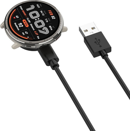 Kabel Ladegerät Usb Type C Xiaomi Ladegerät für Amazfit Bip 6 Schwarzς