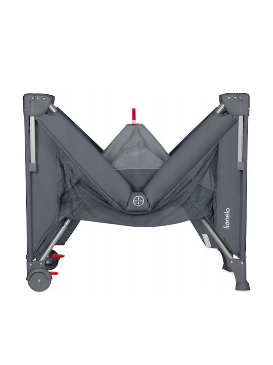 Lionelo Ellen Playpen 2 Levels with Mattress Gray