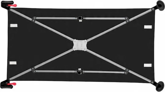 Lionelo Ellen Παρκοκρέβατο 2 Επιπέδων με Στρώμα Μαύρο 60x120cm