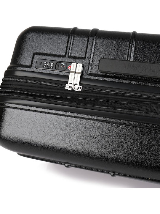 Calvin Klein New Light Large Hard Black Suitcase With 4 Wheels