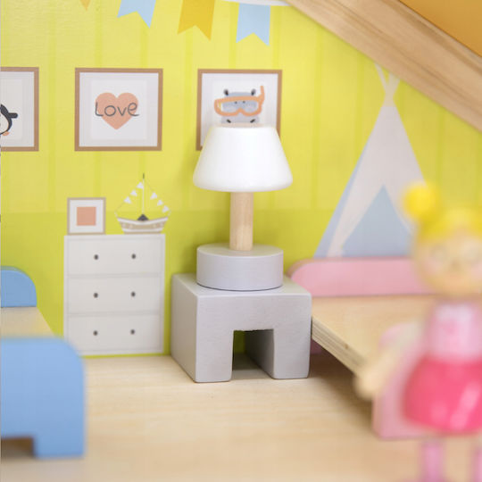 Viga Toys Ξύλινο Κουκλόσπιτο