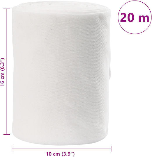 vidaXL Clothing Fabric 12x12cm White
