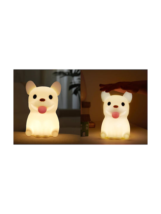 Winkee Winkee Kinder Tischlampe Berührung Weiß 9,5x9x13,5cm