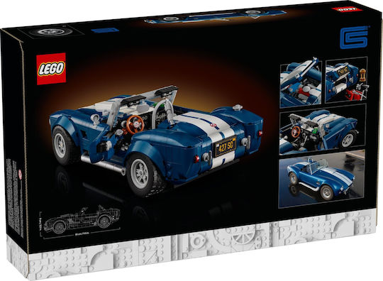 LEGO Icons Shelby Cobra 427 S/C For 18+ Years 1241 Pieces