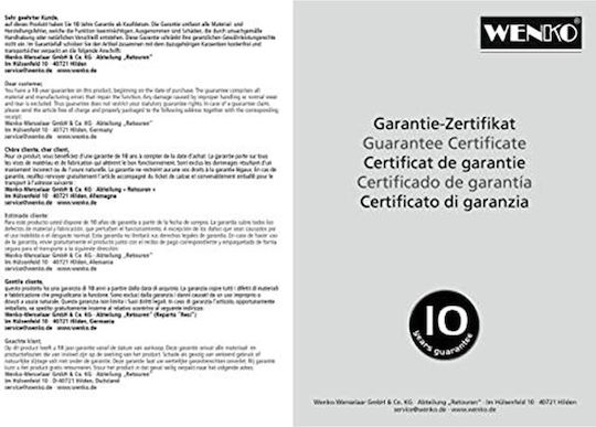 Wenko Επιτοίχια Ποτηροθήκη Ασημί