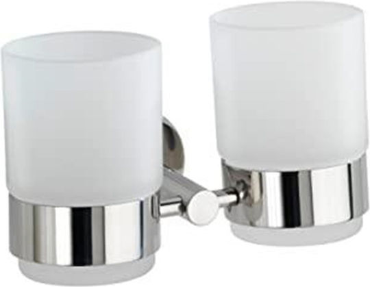 Wenko Wall-mounted Cup Holder Metallic Silver