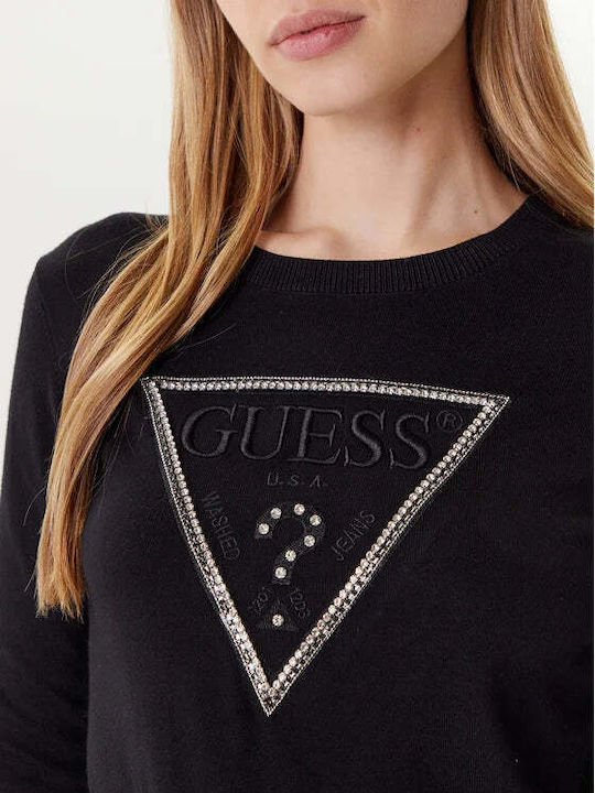 Damen Langarm Pullover Black
