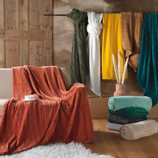 Douceur d'Intérieur Arya Πολυθρόνας Π180xΜ220cm brown Douceur d'Intérieur Arya Πολυθρόνας Π180xΜ220cm brown