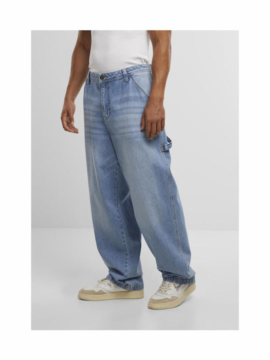 Men's Jeans Pants with Loose Fit Light Blue