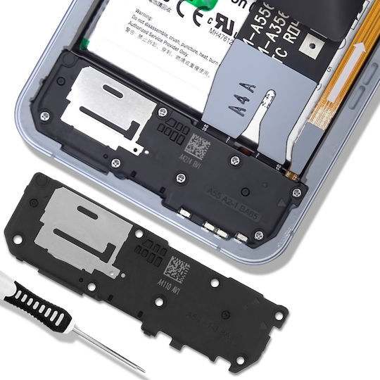 Clappio Replacement External Speaker Samsung Galaxy A55 Black