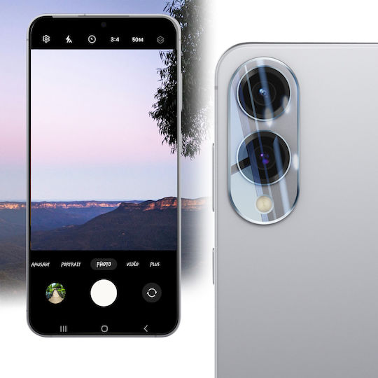 Imak Протектор за Камера Galaxy S25 Edge Устойчив на Надраскване Закалено Стъкло Прозрачен
