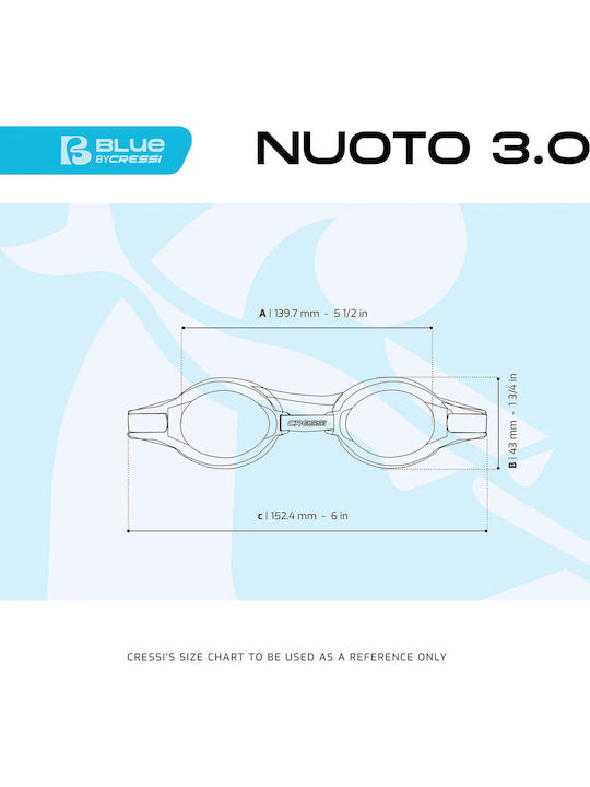 CressiSub Cressi Nuoto 3.0 Γυαλιά Κολύμβησης Ενηλίκων