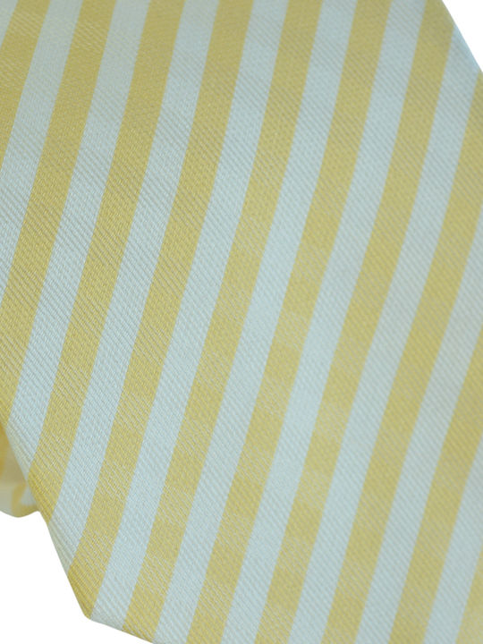 Pierre Cardin Men's Tie Silk Printed in Yellow Color
