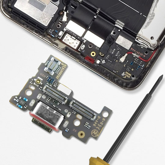 Conector De Încărcare Usb-C Motorola Edge 50 Ultra Original Negru