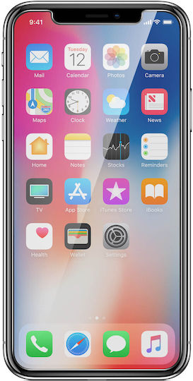 Akashi Pack 2 Films Iphone X Xs Shockproof Tempered Glass Transparent