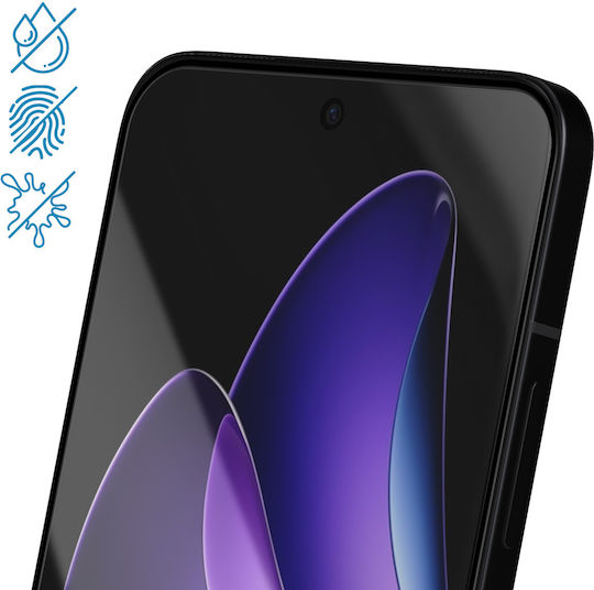 Avizar Gehärtetes Glas Oppo Reno 13 Härte 9h Klebefläche Schwarz