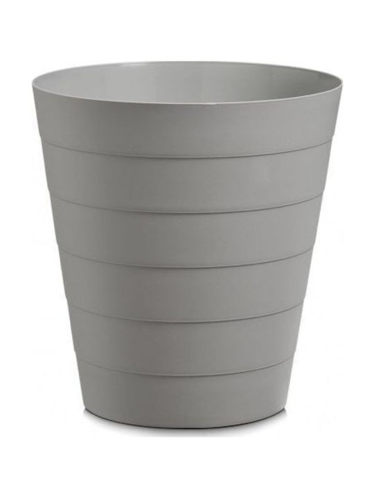 Waste Bin Waste Plastic Gray 13.5lt 1pcs