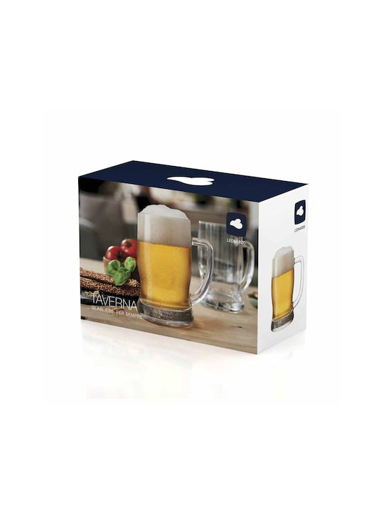 Leonardo Set of Glasses Beer, μπίρας made of Glass 610ml 2pcs