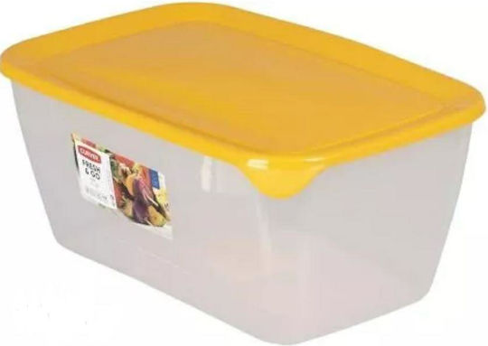 Curver Plastic Lunch Box Yellow 5000ml
