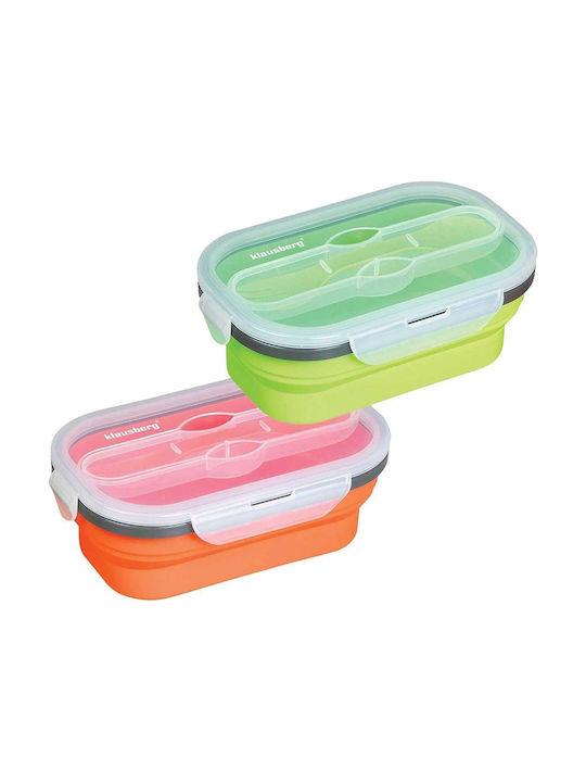 Klausberg Microwave Plastic Electric Lunch Box Green 800ml