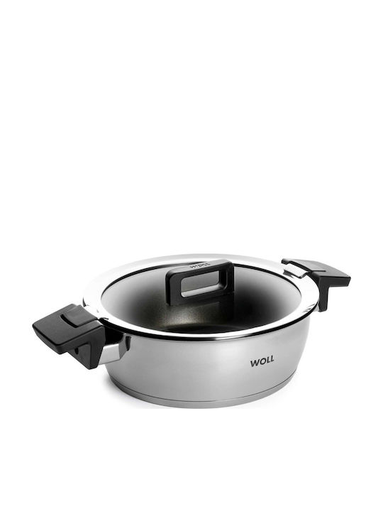 Woll Concept Saute With Lid made of Stainless Steel with Non-Stick Coating 24cm