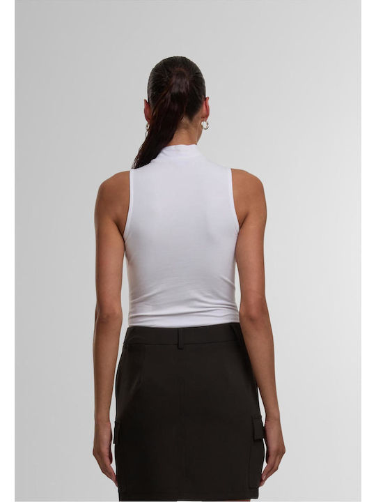 Miss Tee Fly Away Ladies Sleeveless Turtleneck Body White Yes Q3_2 Mst332-00220