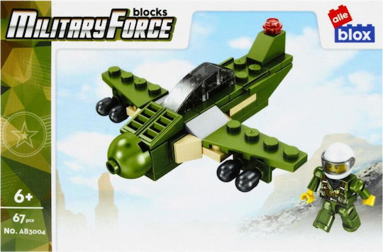 Alleblox Блокчета Military Force за 6+ години години 68бр (Различни Видове) 1 бр.