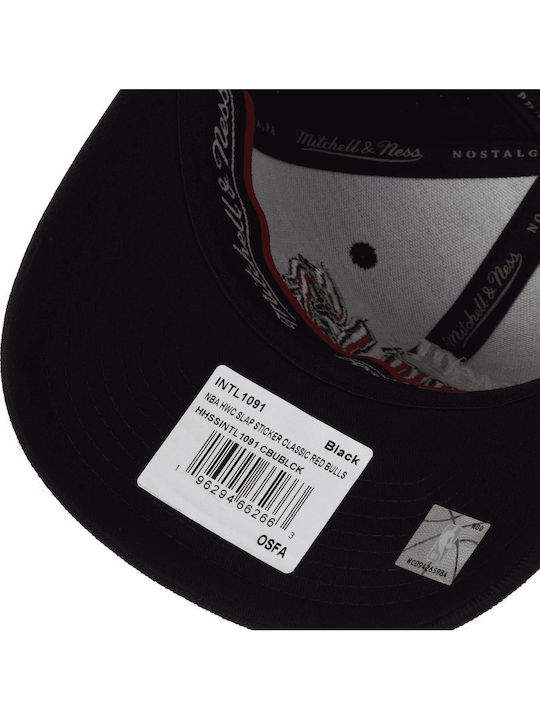 Mitchell & Ness Nba Hwc Slap Sticker Classic Red Bulls Cap