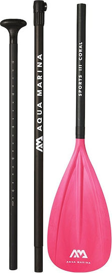 Aqua Marina Sports Iii Paddle for Sup Coral