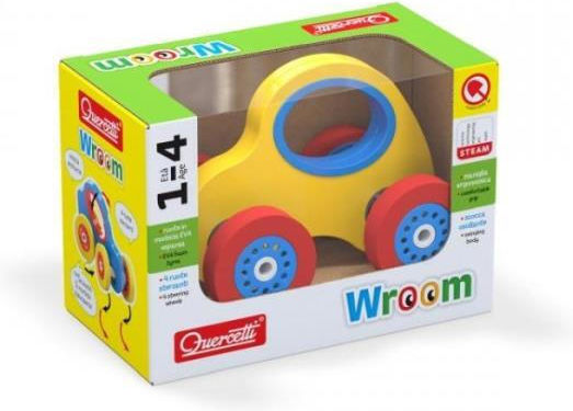 Quercetti Push Along My First Car Wroom for 12++ Months