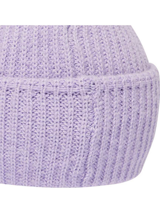 Cuff Beanie Unisex Căciulă Tricotat în culoarea Lila