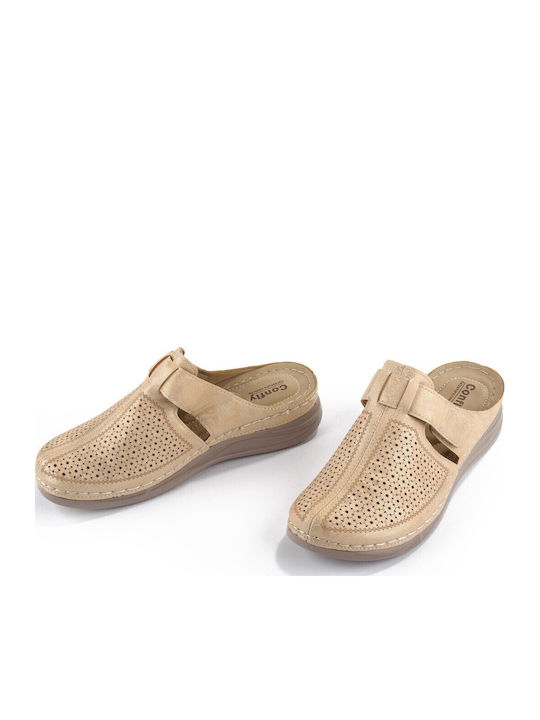 Closed Women's Slippers Golden