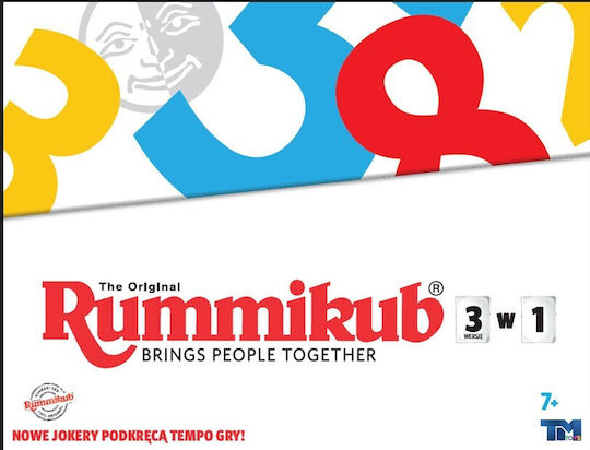 Board Game Rummikub 3in1 7+ Years Old (PL)