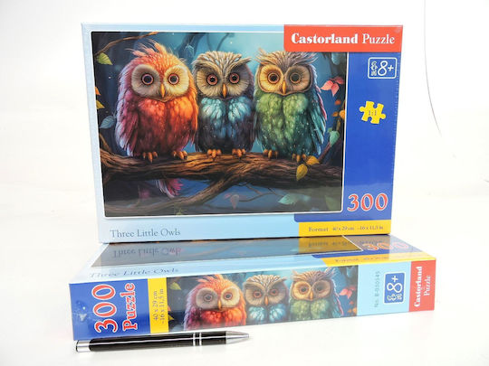 Puzzle pentru Copii Three Little Owls 300buc Castorland