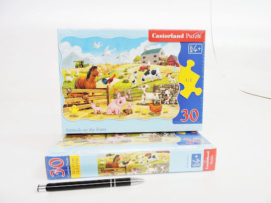 Castorland Animals On Farm Puzzle 30 Pieces B-3815