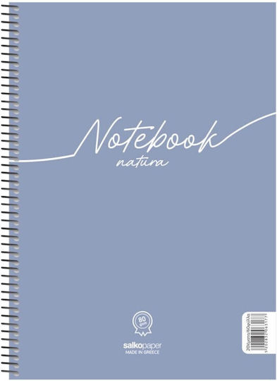 Salko Paper Spiral Notebook A4 Ruled 4 Items Multicolour BLUE