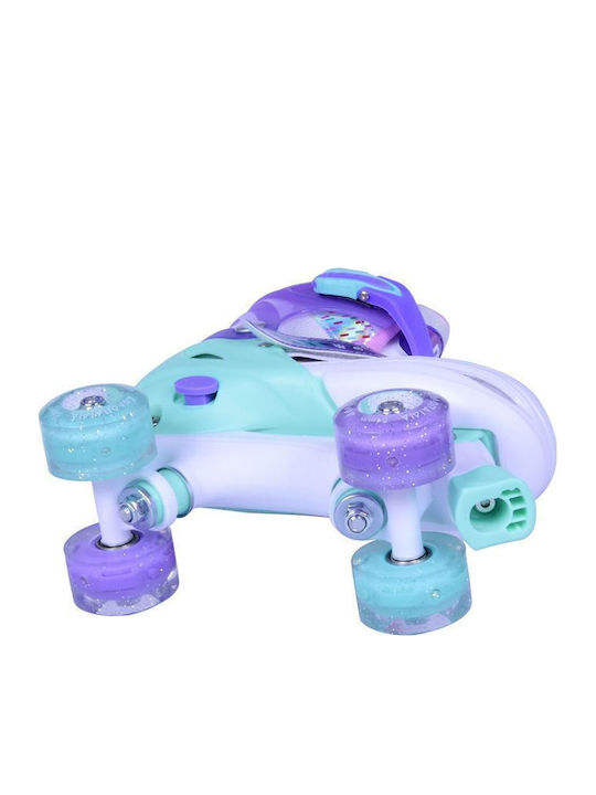Athlopaidia Quad Einstellbare Rollers Grüne Kinderroller