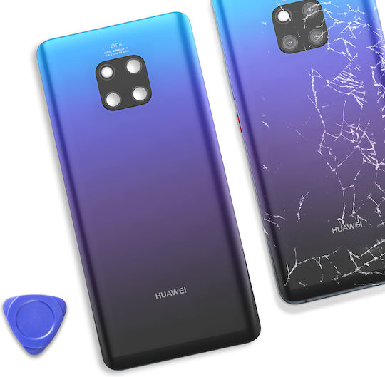 Clappio Ersatzabdeckung Huawei Mate 20 Pro Blau