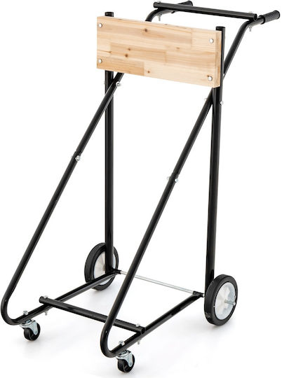 Costway Καρότσι Μεταφοράς για Φορτίο Βάρους έως 150kg σε Ροζ Χρώμα