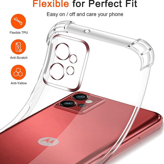 Back Cover Silicon Transparent (Moto G32)