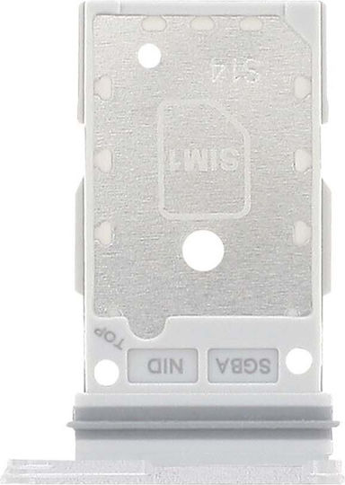 Clappio Sim Card Drawer Samsung Galaxy S24 Fe Nano Sim Slot Silver